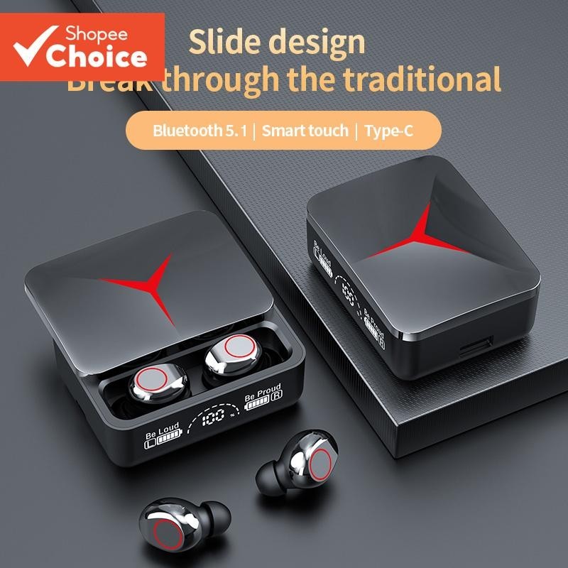M90 TWS Fones De Ouvido Sem Fio Bluetooth Para Jogos Estéreo De Baixa Latência Esportivos Com Estojo De Carregamento Dis