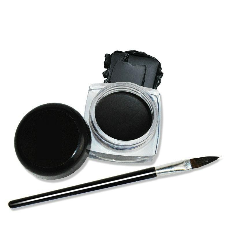 Creme Delineador Preto À Prova D'água , Cosméticos De Beleza , Em Gel De Longa Duração , Ferramentas De Maquiagem Com Co