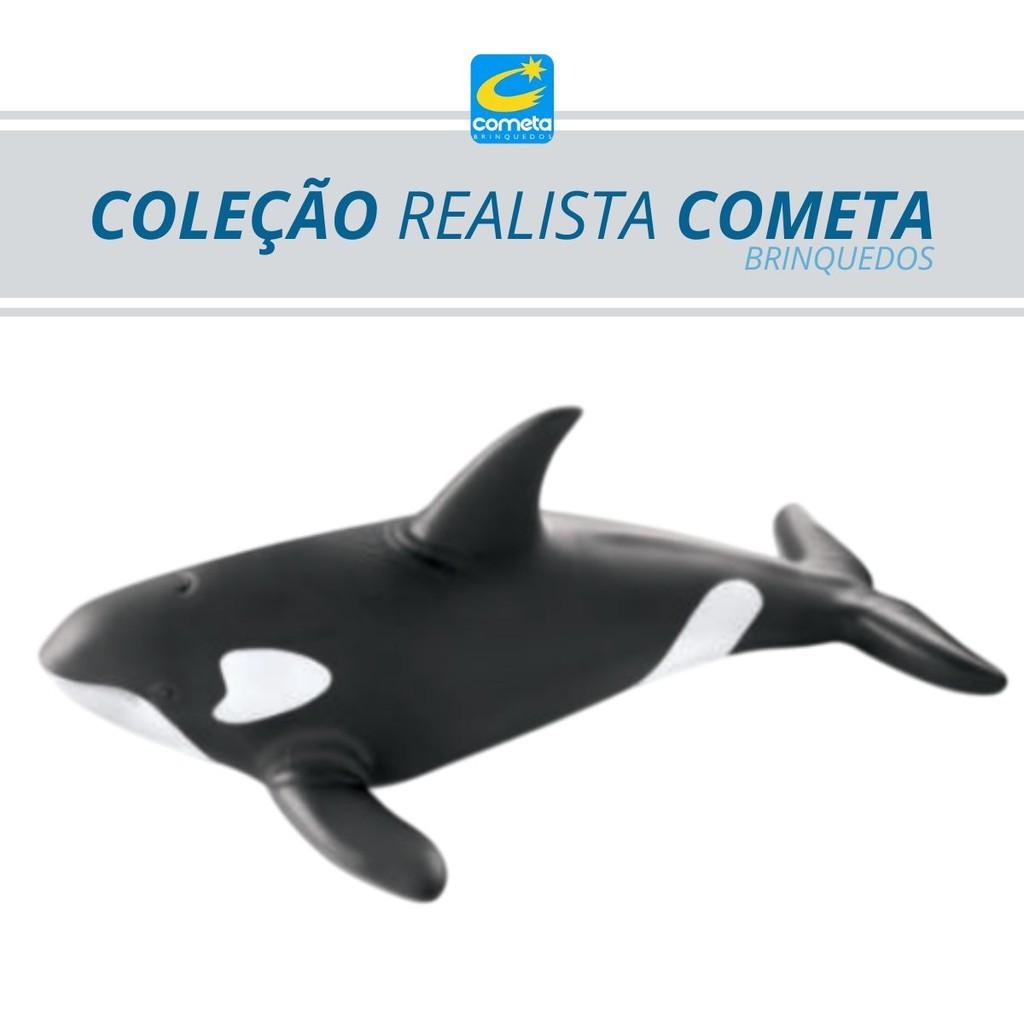 Baleia Orca Realista - Cometa