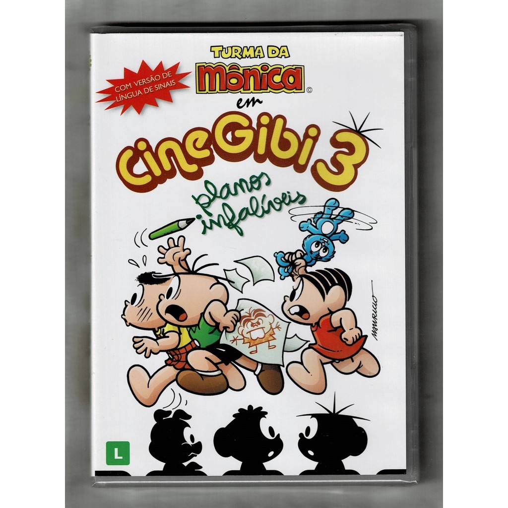 Turma Da Mônica Em Cine Gibi 3 DVD