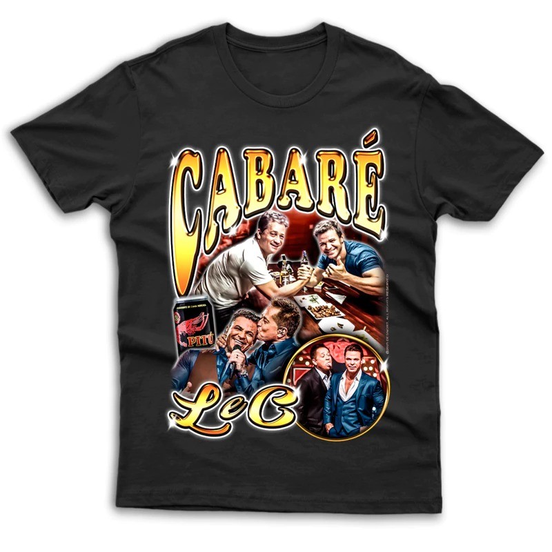 Camiseta Eduardo Costa E Leonardo Cabaré Unissex 100% Algodão Plus Size