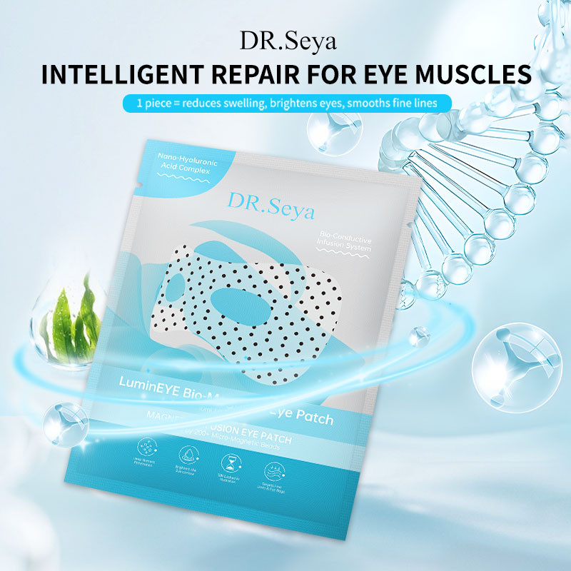 DR.Seya 7Pcs Máscara De Olho Bio-Magnetic Patch De-Puff Ilumina Antirrugas Com Nano Ímãs