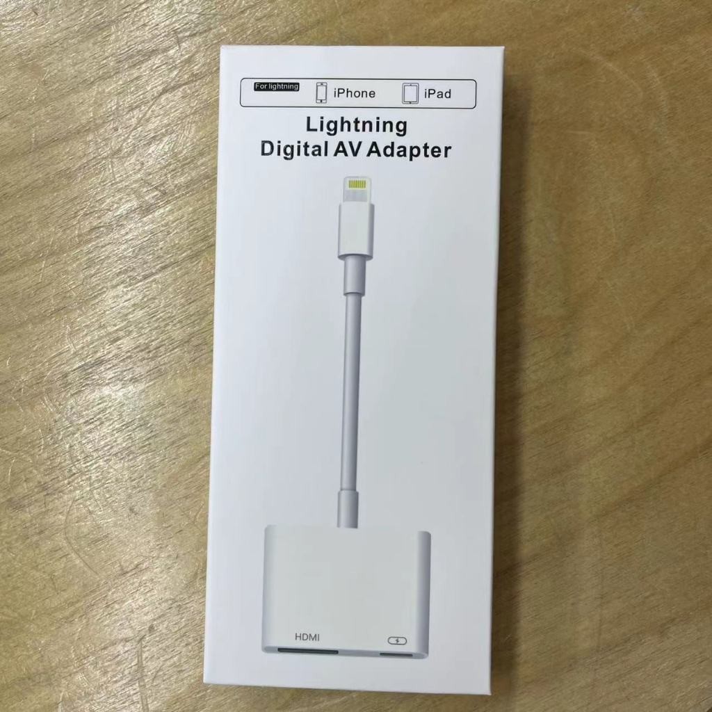 Adaptador Digital AV lightning iphone  Para HDMI Cabo iPhone 8 7 X iPad - detalhe