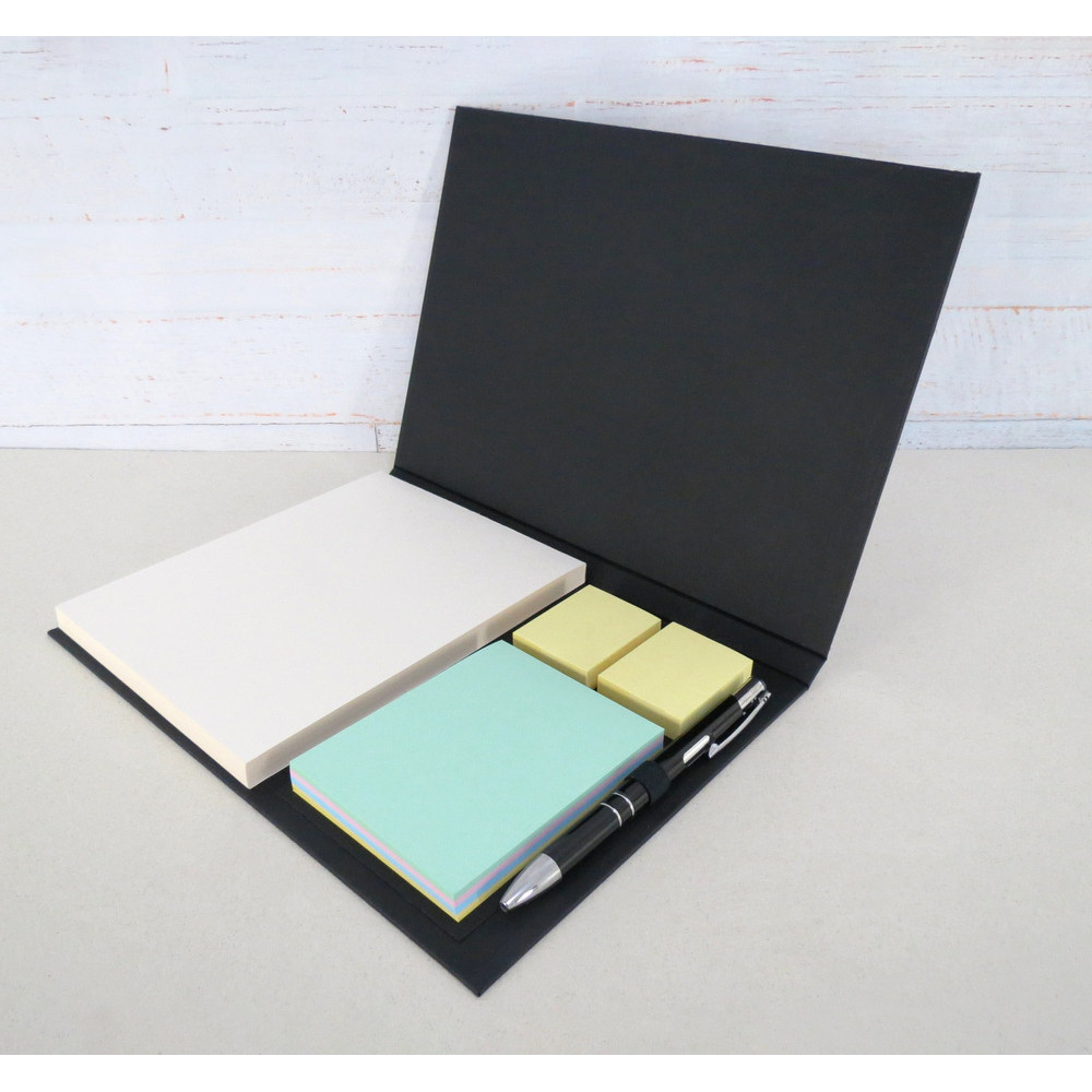 Kit Office Completo com Blocos de Notas Post-it e Caneta
