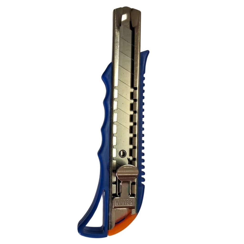 Estilete Grande Metal Lâmina Grossa Leonora