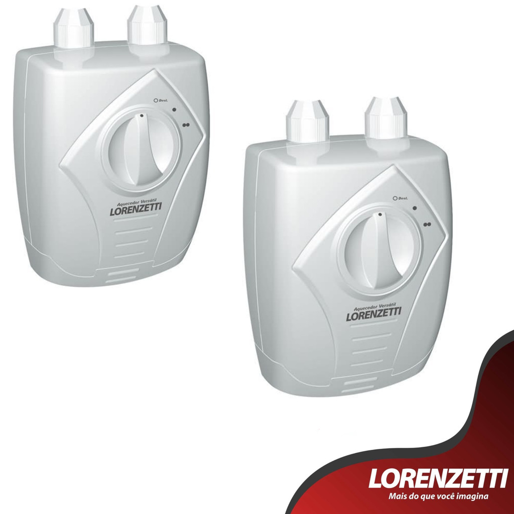 Aquecedor Elétrico Lorenzetti Versátil Branco 5500W 220v