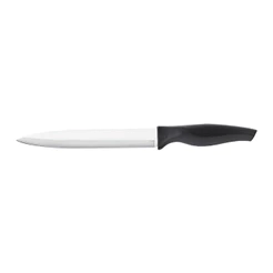 Faca Cozinha 7" lâmina de aço inoxidável polido e temperado cabo preto Brinox - 2556/303