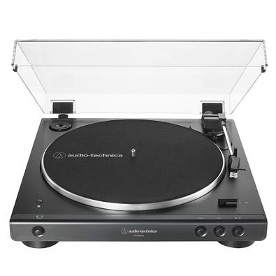 Toca Discos Audio -Technica, Acionamento por Correia, Plug Tipo C  Preto - AT-LP60XBT-BK