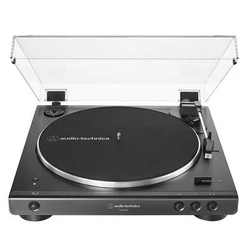 Toca Discos Audio -Technica, Acionamento por Correia, Plug Tipo C Preto - AT-LP60XBT-BK