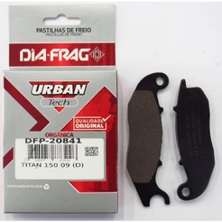 Pastilha De Freio Dianteira HONDA CG 150 TITAN ESD EX KS ESD ES 2009 2010 2011 2012 2013 2014 2015 – Diafrag DFP-20841