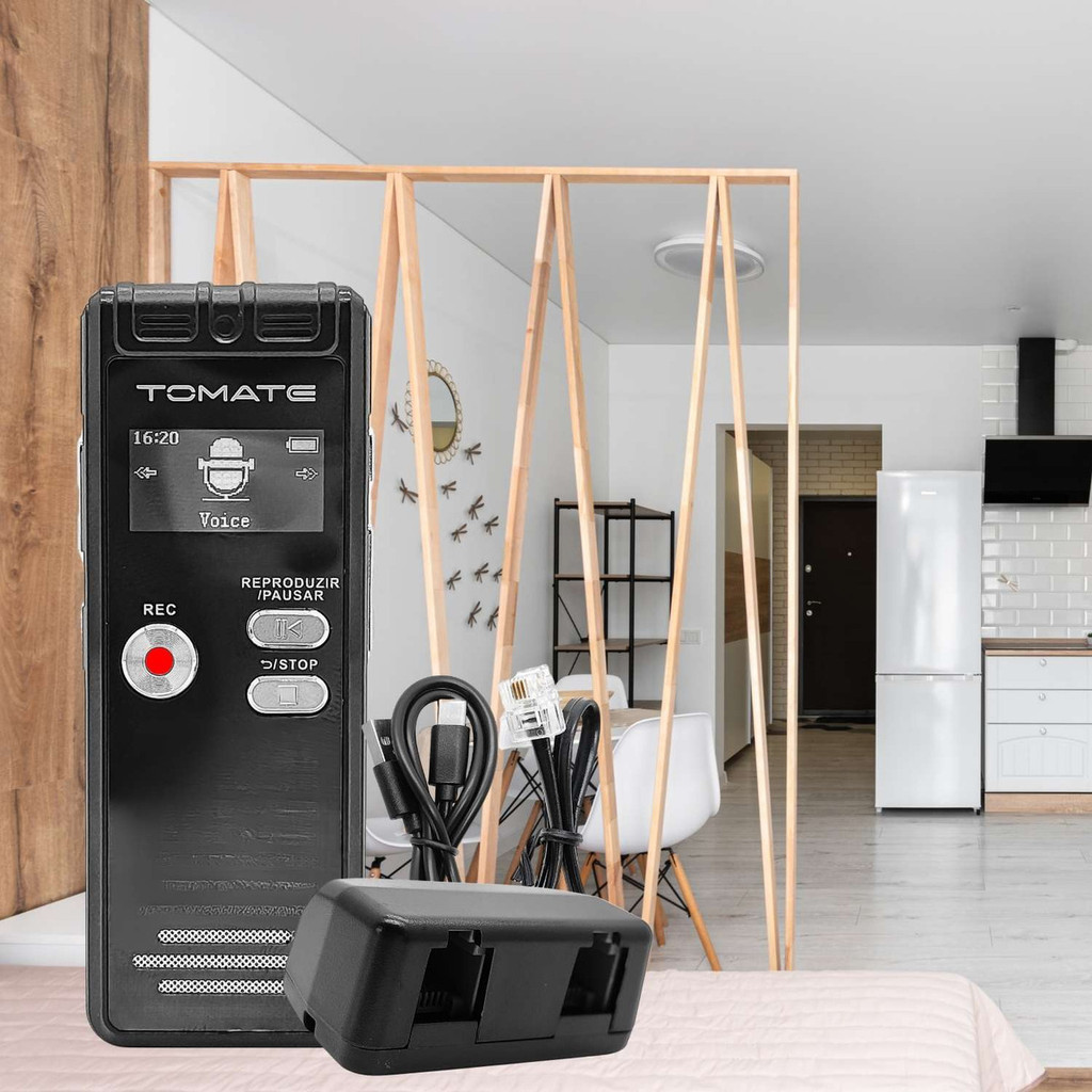 Gravador de Voz Digital Tomate Recarregavel MT-559