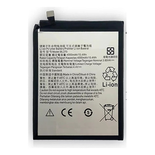 Bat  Bl270 Moto G6 Play Xt1922-5 Xt1922 4000mah