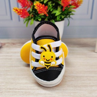 sapatinho de bebê recém-nascido tênis Amarelo/Preto/Enfeite Abelhinha em Oferta na Shopee