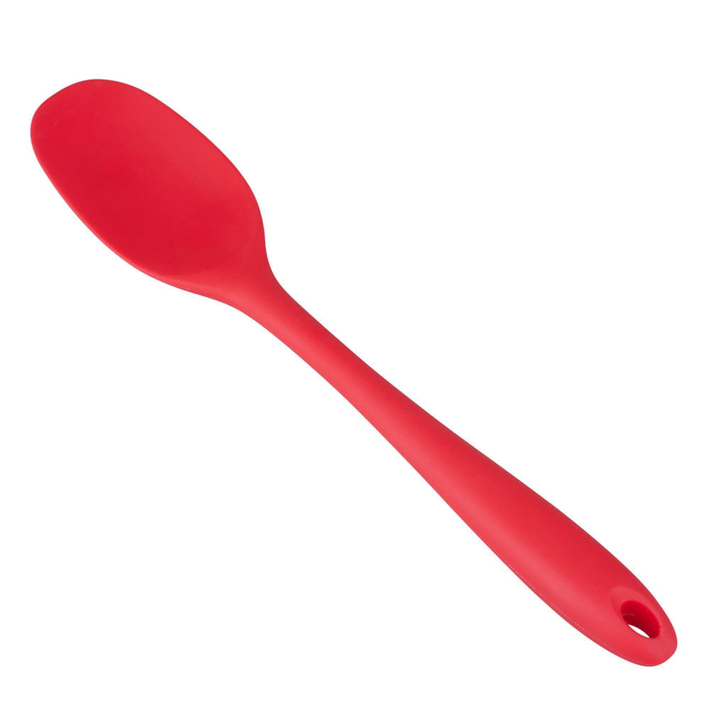 Espátula Colher de Cozinha Cazza Easy em Silicone Vermelha - Home & Living