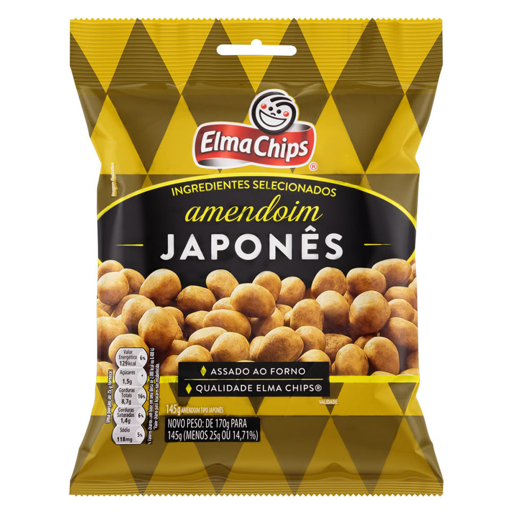 Amendoim Elma Chips Japonês 145g - Food & Beverages