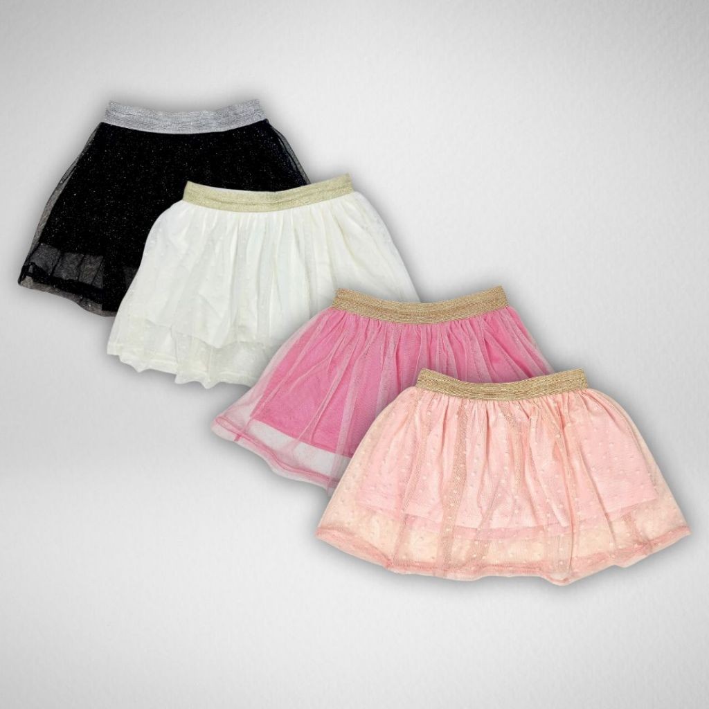 Saia de Tule Infantil Feminina Com Forro | Short Saia Meninas