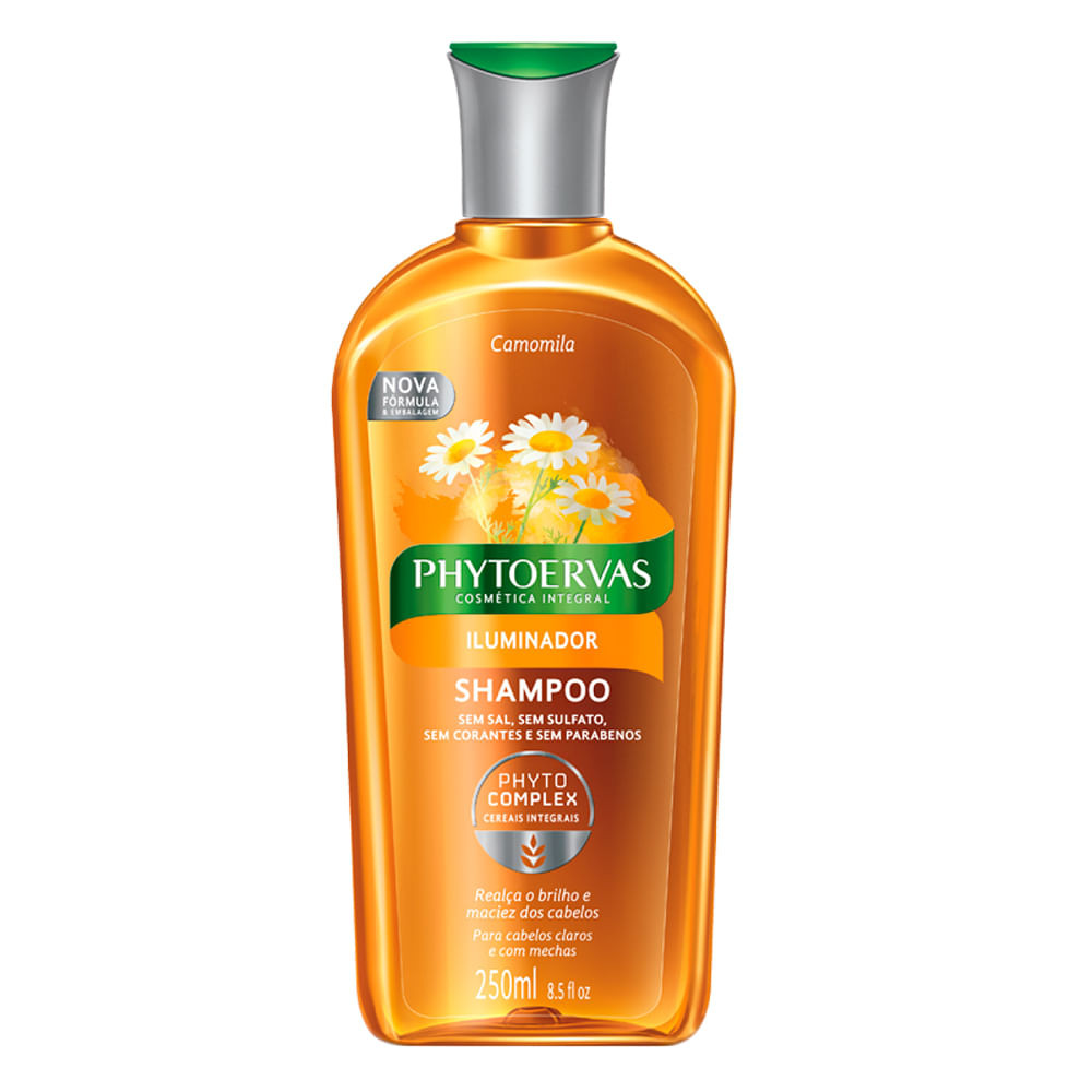Shampoo Phytoervas Iluminador Sem Sal com 250ml - Beauty