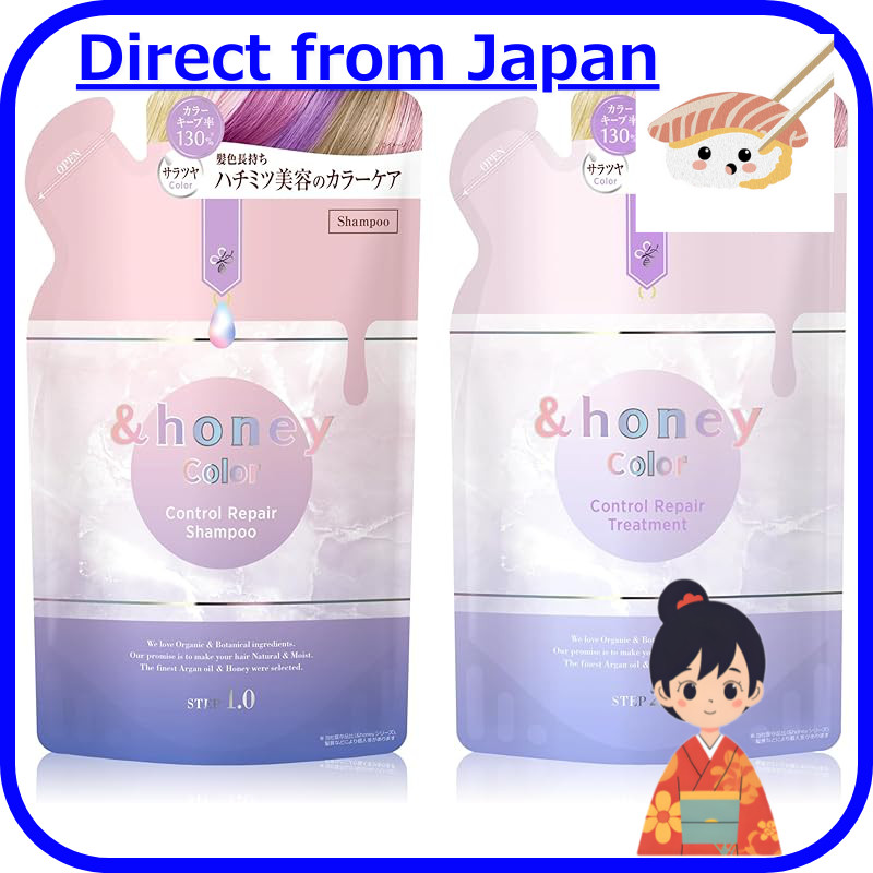 & honey Milky Precious EX Repair Shampoo E Tratamento Duo Set (Recarga)-Versão Cremosa Up Deep Moist Trea