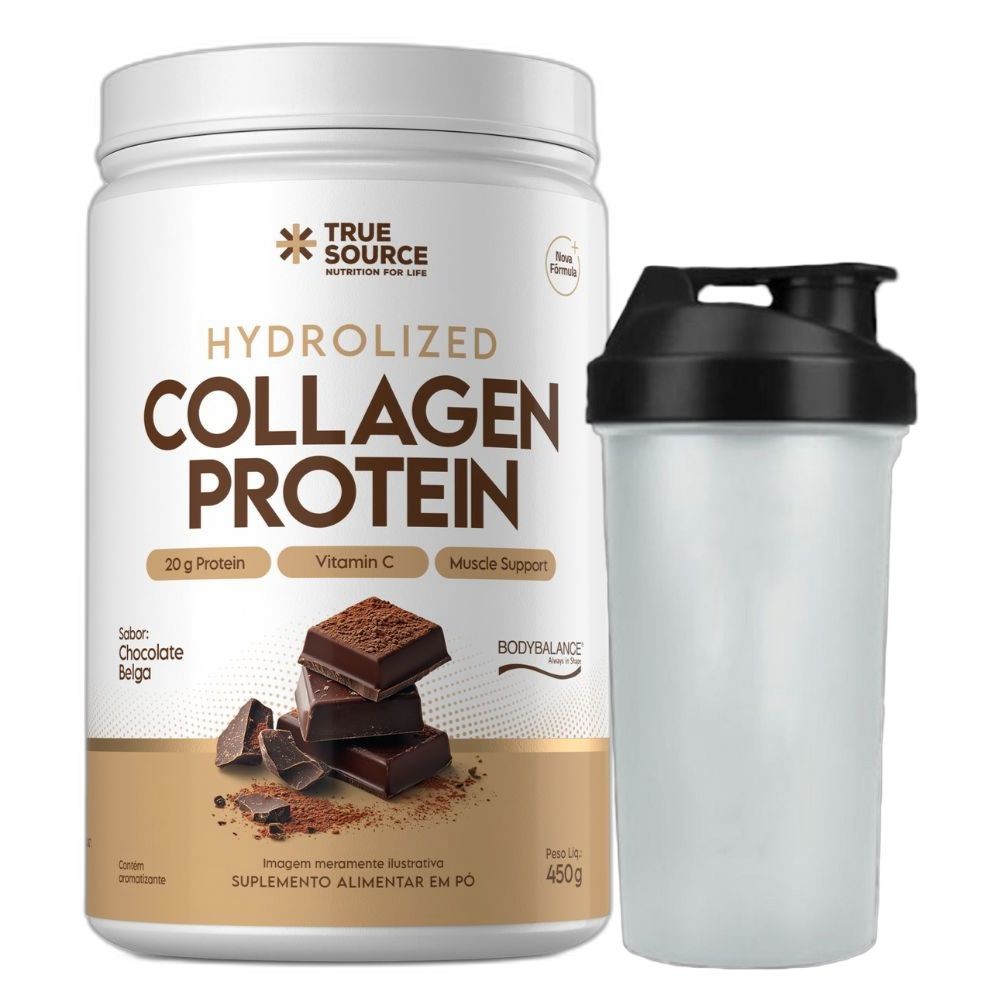Collagen Protein Chocolate 450g Coqueteleira - True Source