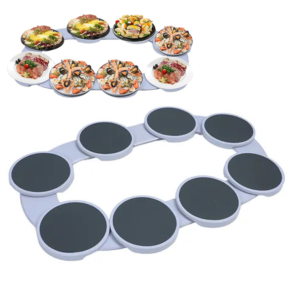 Bandeja Giratoria Mesa de Jantar Buffet Plataforma Refeiçao Prato Comida Bebida  Festa Evento Lazer Reuniao
