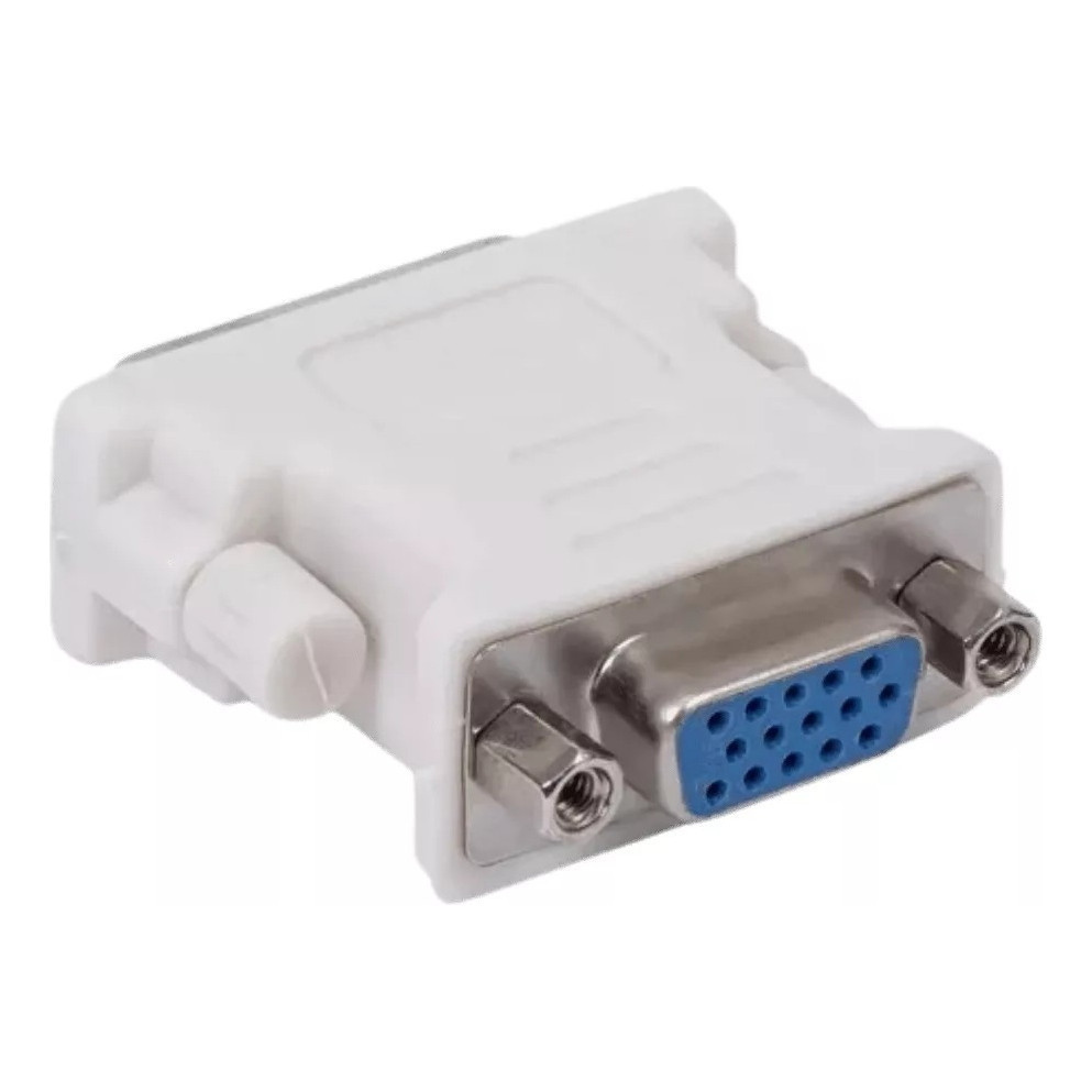 Adaptador Dvi-i 24+5 Pinos Macho Para VGA 15 Pinos Femea Cabo VGA Cabo DVI em Oferta na Shopee