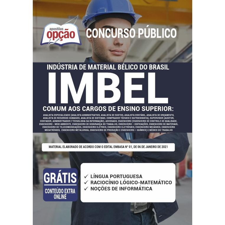 Apostila IMBEL - Comum aos Cargos de Ensino Superior