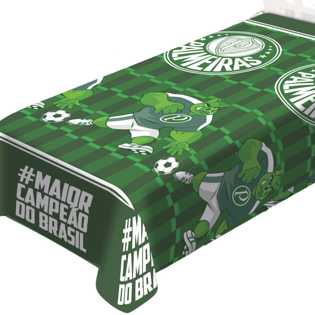 Manta Antialérgica Palmeiras 2 x1,5m Maior Campeão do Brasil - coberta macia de pelinho