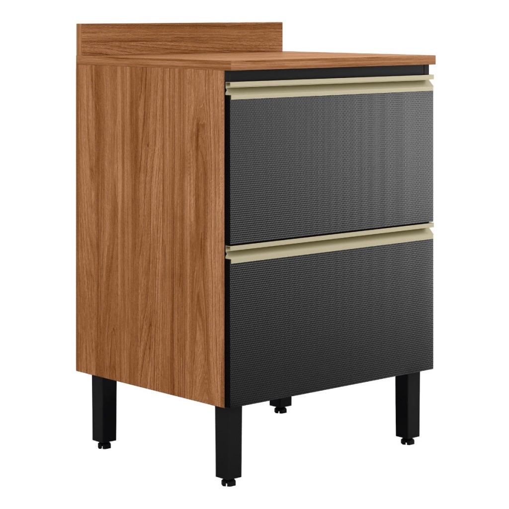 Balcão de Cozinha 60,1 Cm Proença 1 Porta 1 Gaveta 100% Mdf - Démobile em Oferta na Shopee