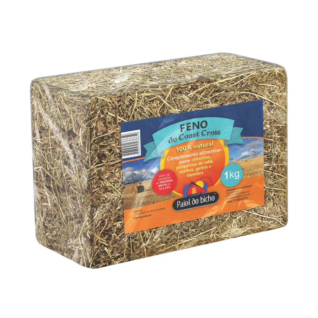 Feno Prensado Para Roedores | Paiol do Bicho