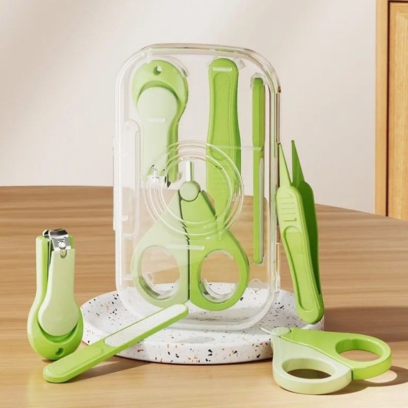 Kit de Cuidados com Unhas do Bebê 4 em 1 Seguro e Prático Aparador de Unhas em Oferta na Shopee