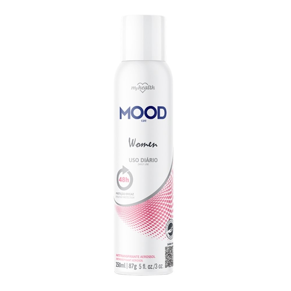 Desodorante Mood Aerossol Women Uso Diário 48h 150ml em Oferta na Shopee