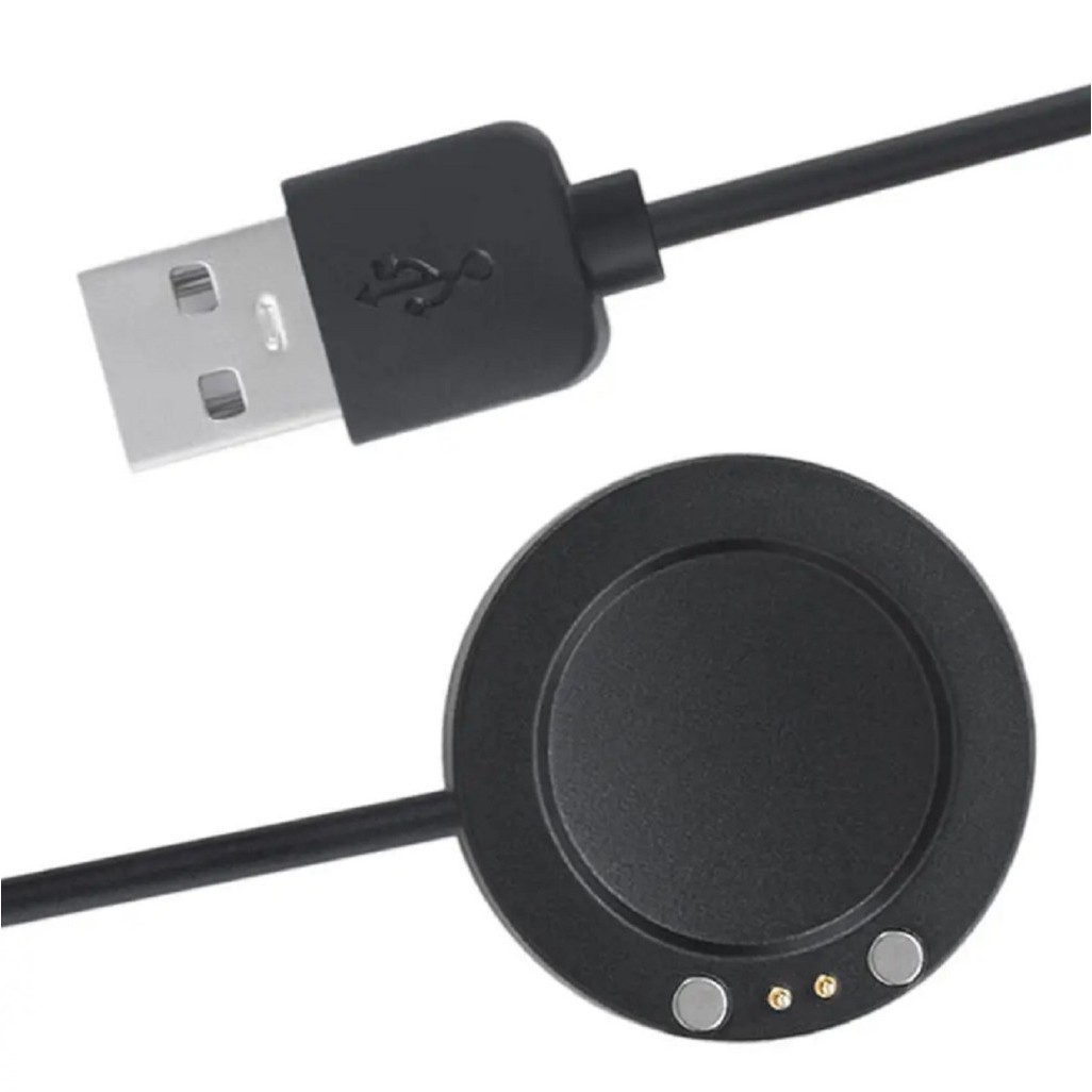 Cabo Carregador Relógio Smartwatch Redondo Magnético Indução X6 X7 X8 X8 Max X16 G500 G65L G66L Q13