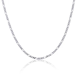 Corrente Masculina Grumet 3x1 70cm 2mm Prata 925