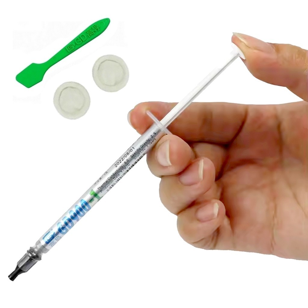 Pasta Térmica GD900-1 Original Atuação Máxima 6.0 W/mk 1g Gpu Pc Processador Consoles