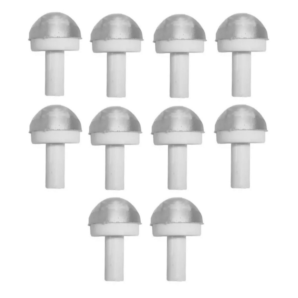 Kit 10 Vedante Carrapeta P/ Torneira 5 de 1/2" e 5 de 3/4" Silicone 10 Unidades