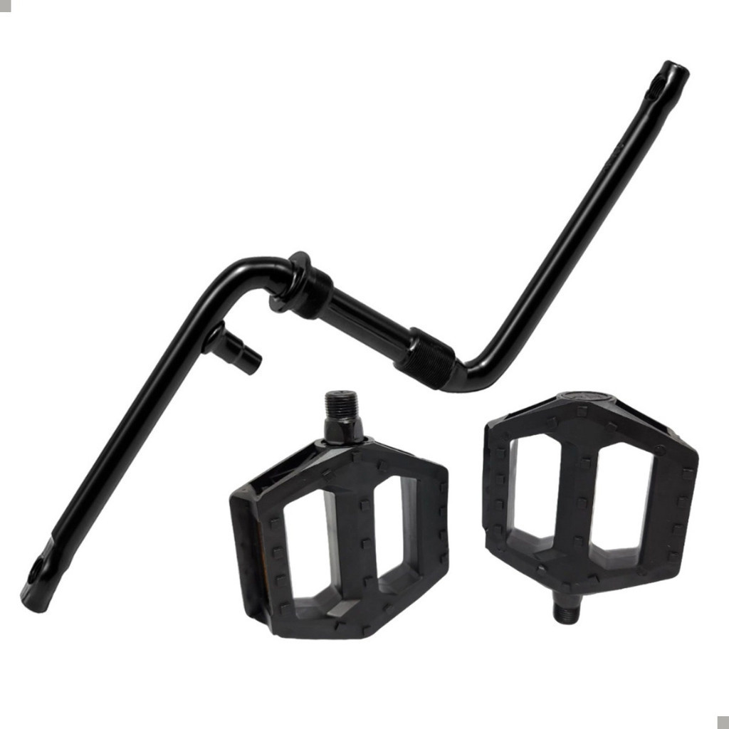 Kit Pedivela Pé De Vela Pedivela Monobloco 24 26 + Pedal Plataforma
