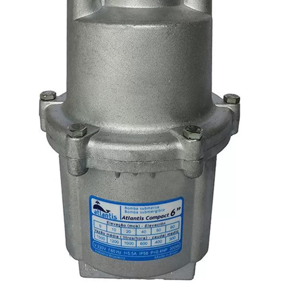 Detalhes do Bomba Submersa Sapo Atlantis 300w Compacto 127v