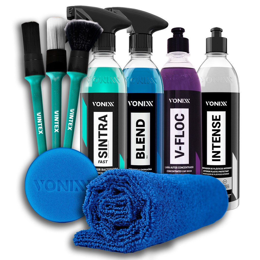 Kit Completo Limpeza Shampoo V-Floc Cera Blend Sintra Fast Intense Vonixx em Oferta na Shopee