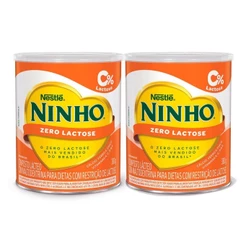 Kit 2 Ninho Zero Lactose Forti+ Lata 380g