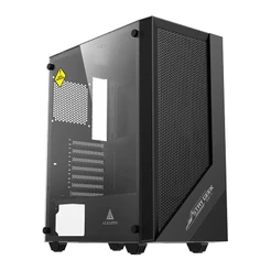 Gabinete Gamer Acegeek Utopia K445, Mid-Tower, Lateral de Vidro, Preto, AG-UTOPIA-K445-BK