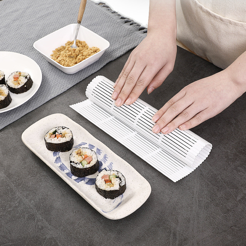 Esteira De Rolos De Sushi De Silicone Esteiras Laváveis E Reutilizáveis Para Bolos De Arroz Japonês