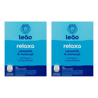 Combo com 2 Caixas de Leão Relaxa - 20 Sachês em Oferta na Shopee