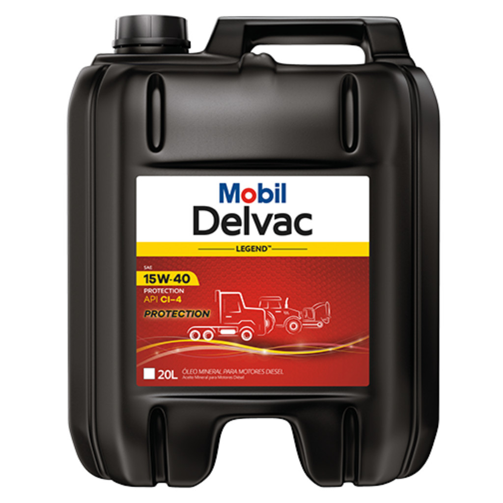Óleo Motor Diesel Mobil Delvac Protection 15W40 Mineral Balde 20 Litros Caminhao