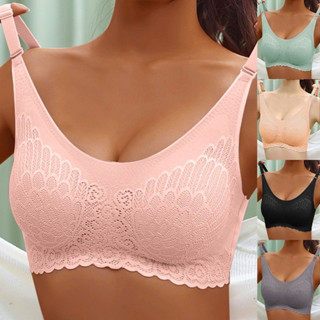 Kit de 3 Sutiã alça ajustavel Sem Costura Renda Premium P Ao Gg em Oferta na Shopee