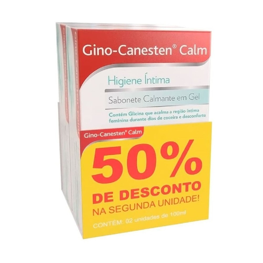 Sabonete Gel Intimo Gino-Canesten Calm 100ml 50% de Desconto na Segunda Unidade em Oferta na Shopee