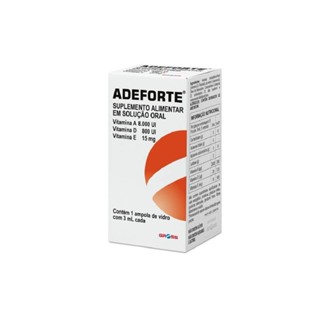 Adeforte 10.000UI 1 Ampola 3ml em Oferta na Shopee