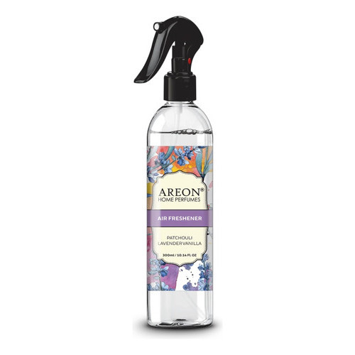 Areon Perfume Spray Aromatizante Patchouli Lavender Vanilla Lavanda Baunilha 300ml