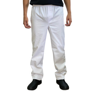 Calça operacional brim branca para trabalho em Oferta na Shopee