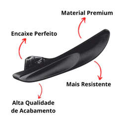 Kit 2 Maçaneta Interna Gatilho Puxador Novo Palio Após 2011