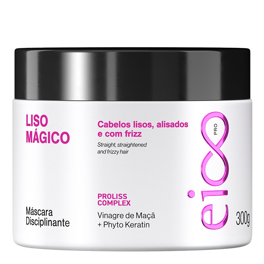 Eico Professional Máscara Tratamento Creme de Hidratação Liso Mágico 300g - Beauty